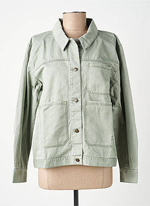 Veste en jean vert BONTON femme