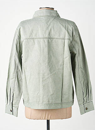 Veste en jean vert BONTON femme