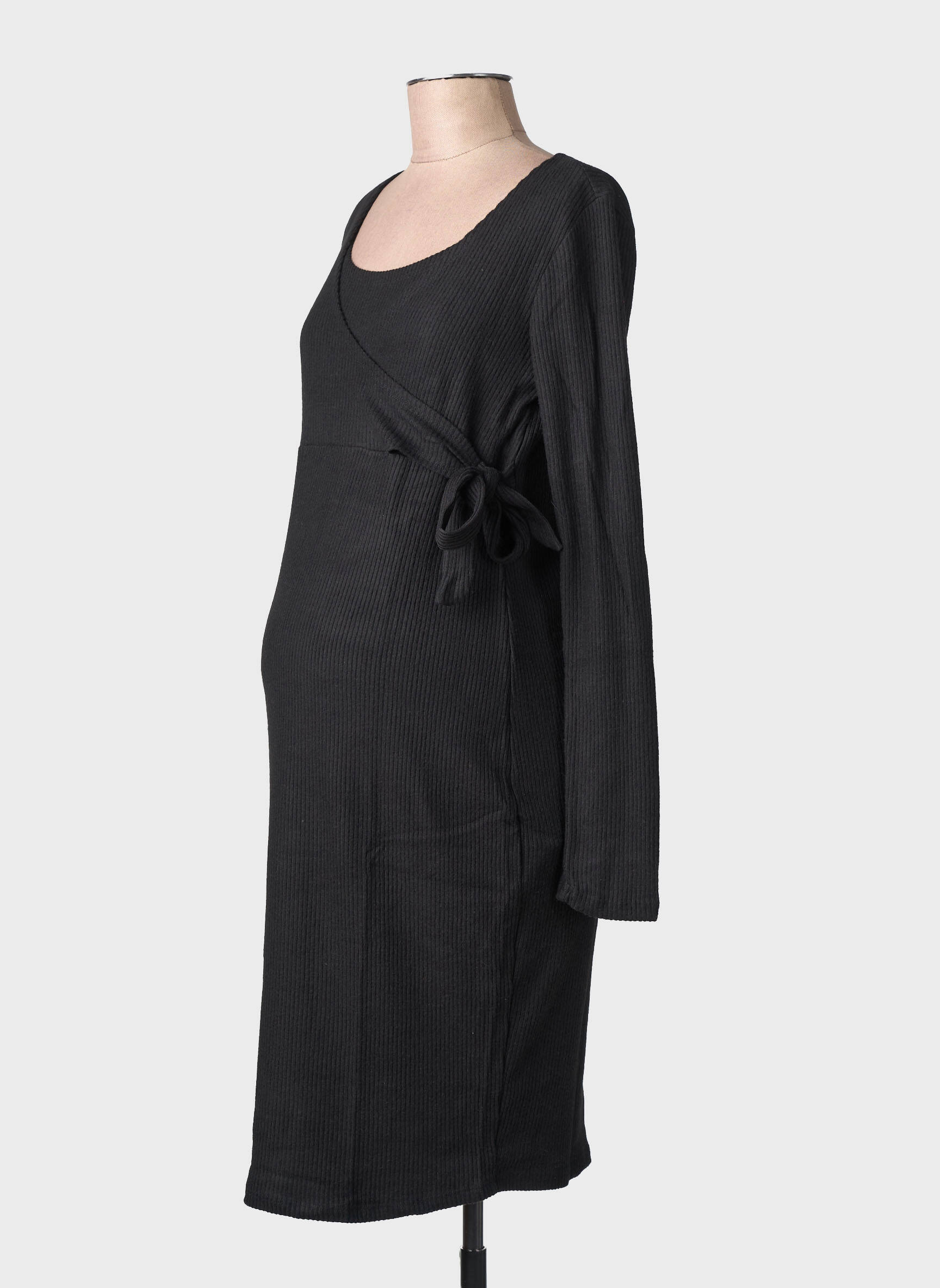 Robe mi-longue noir NOPPIES femme