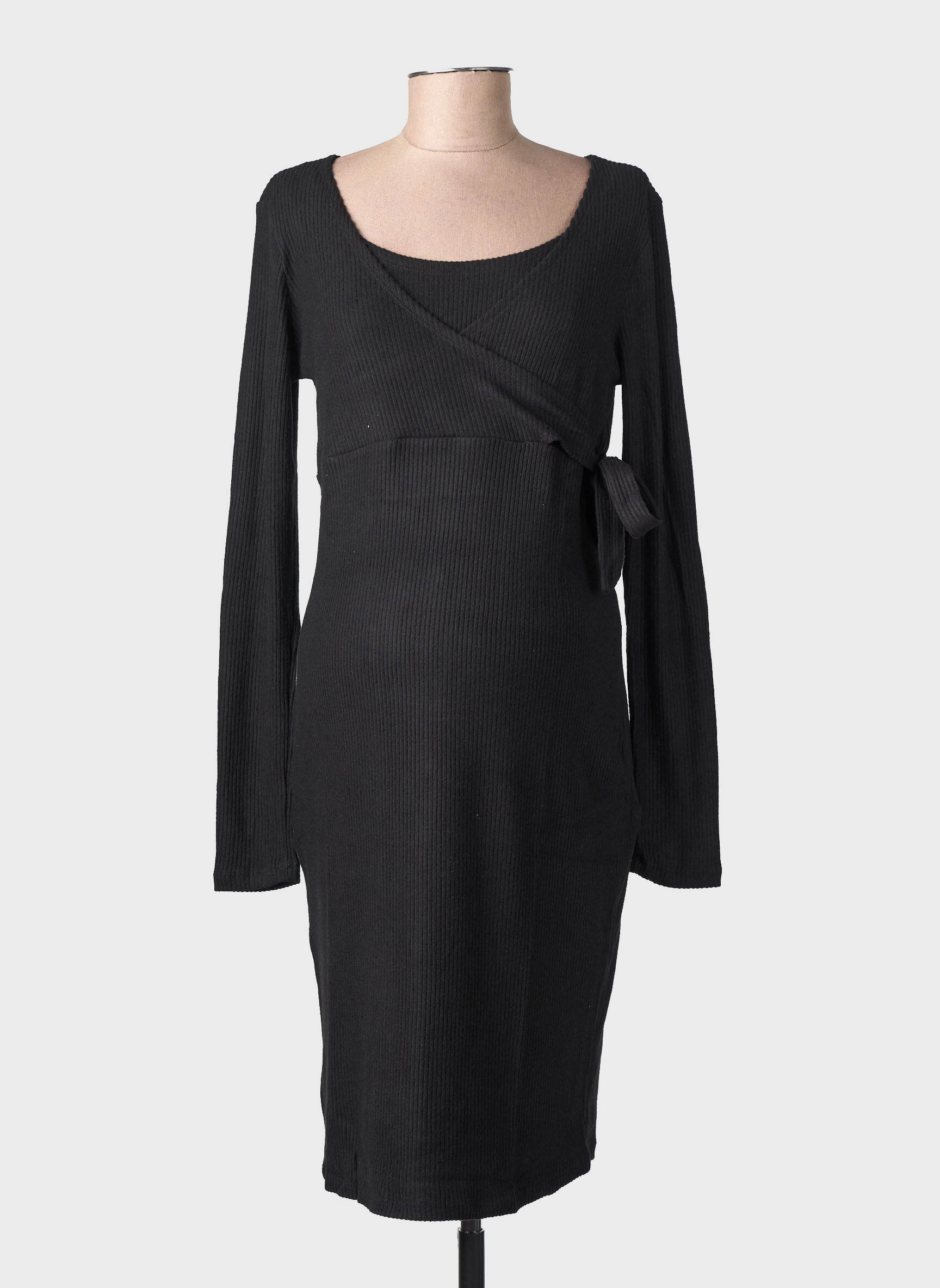 Robe mi-longue noir NOPPIES femme