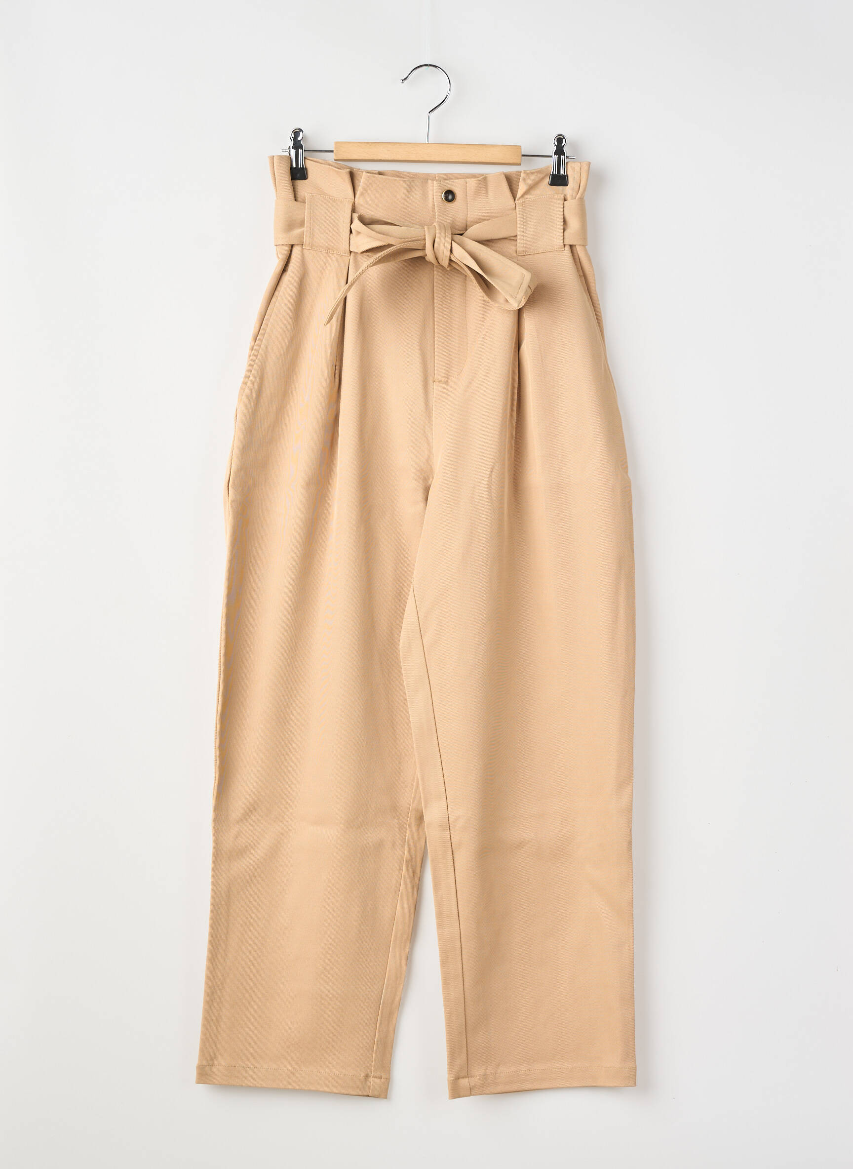 Pantalon droit beige SCOTCH & SODA femme