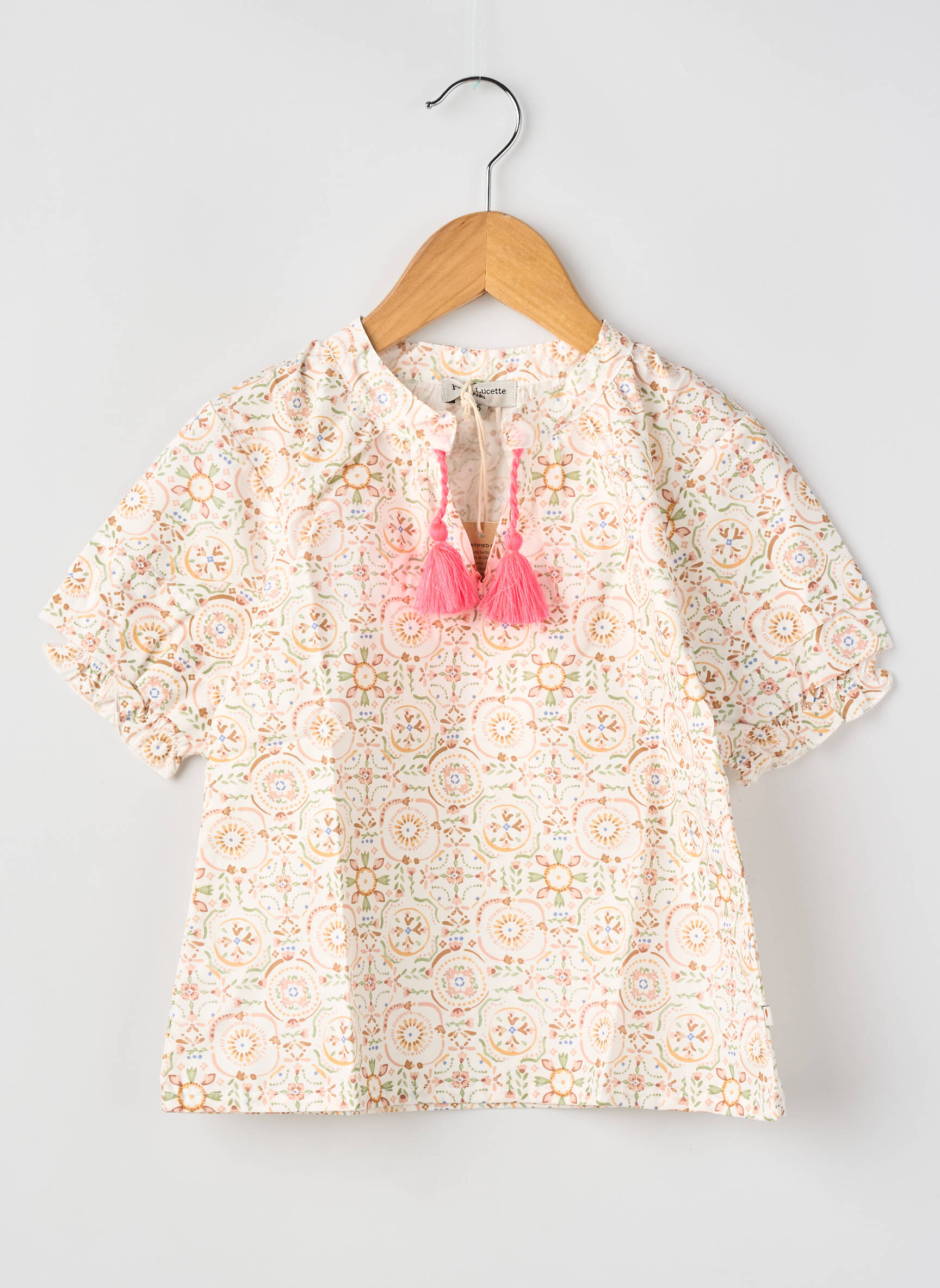Blouse beige PETITE LUCETTE fille