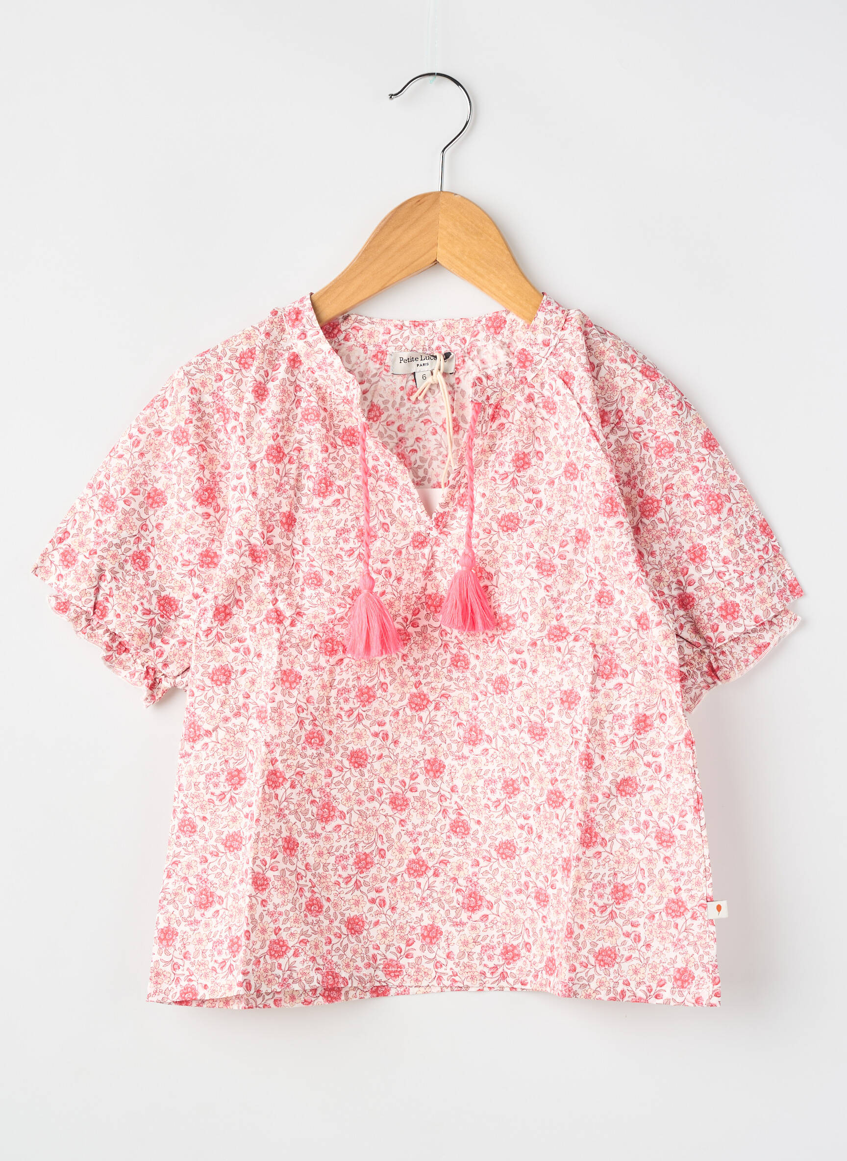 Blouse rose PETITE LUCETTE fille