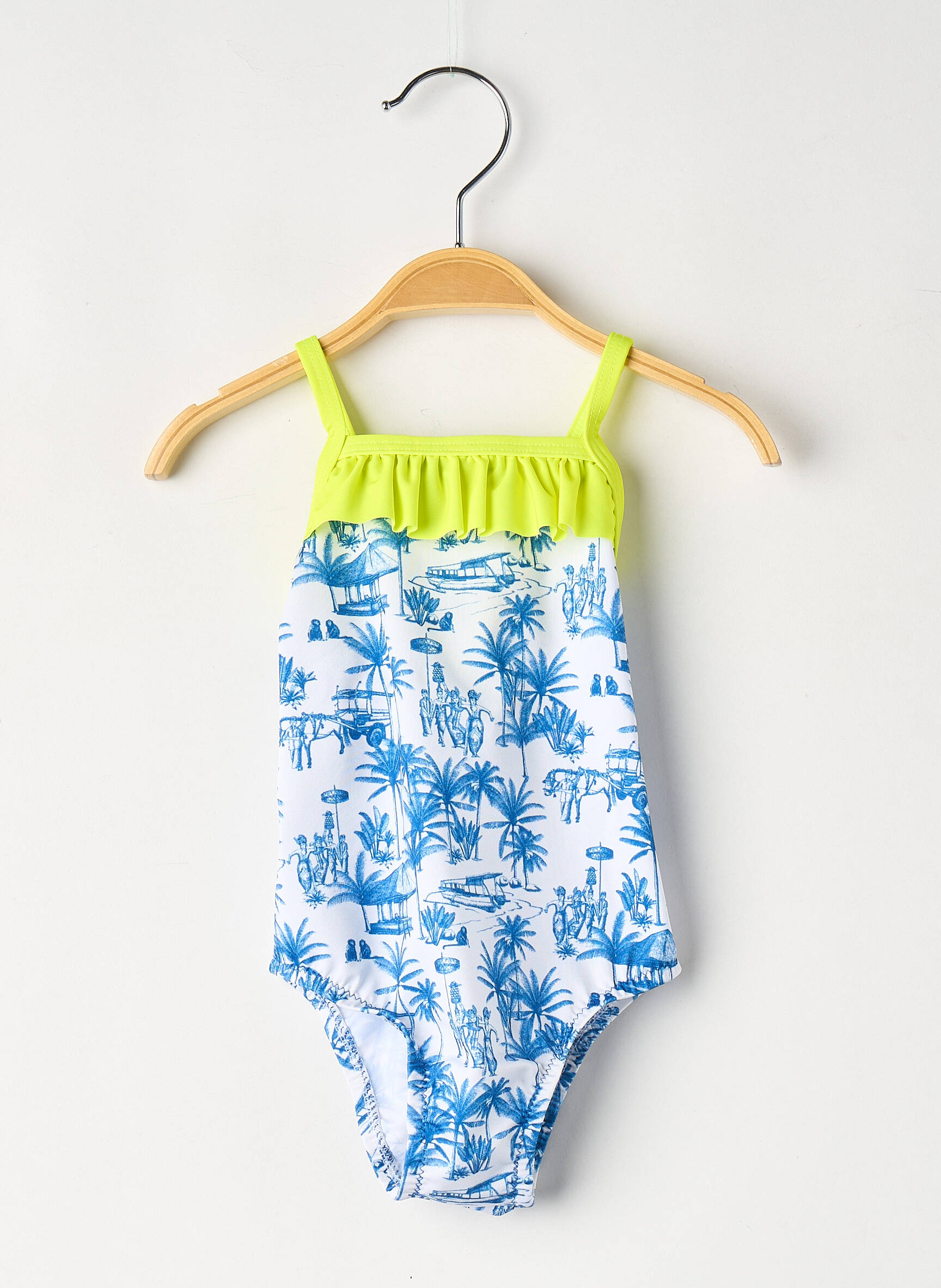 Maillot de bain 1 pièce bleu GILI'S fille