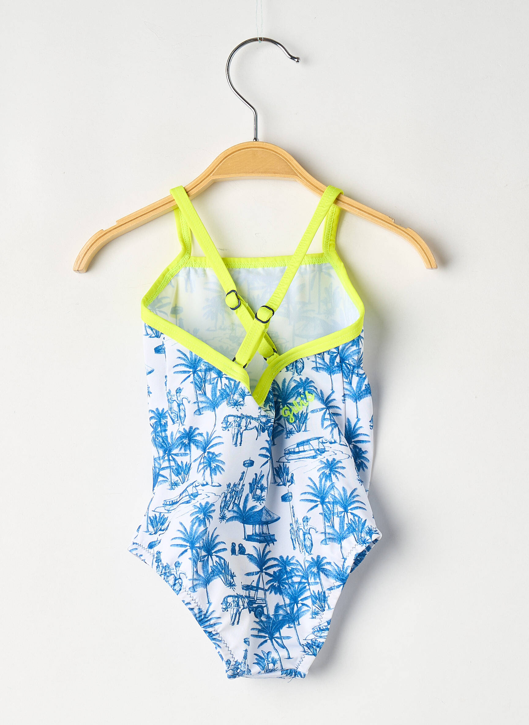 Maillot de bain 1 pièce bleu GILI'S fille