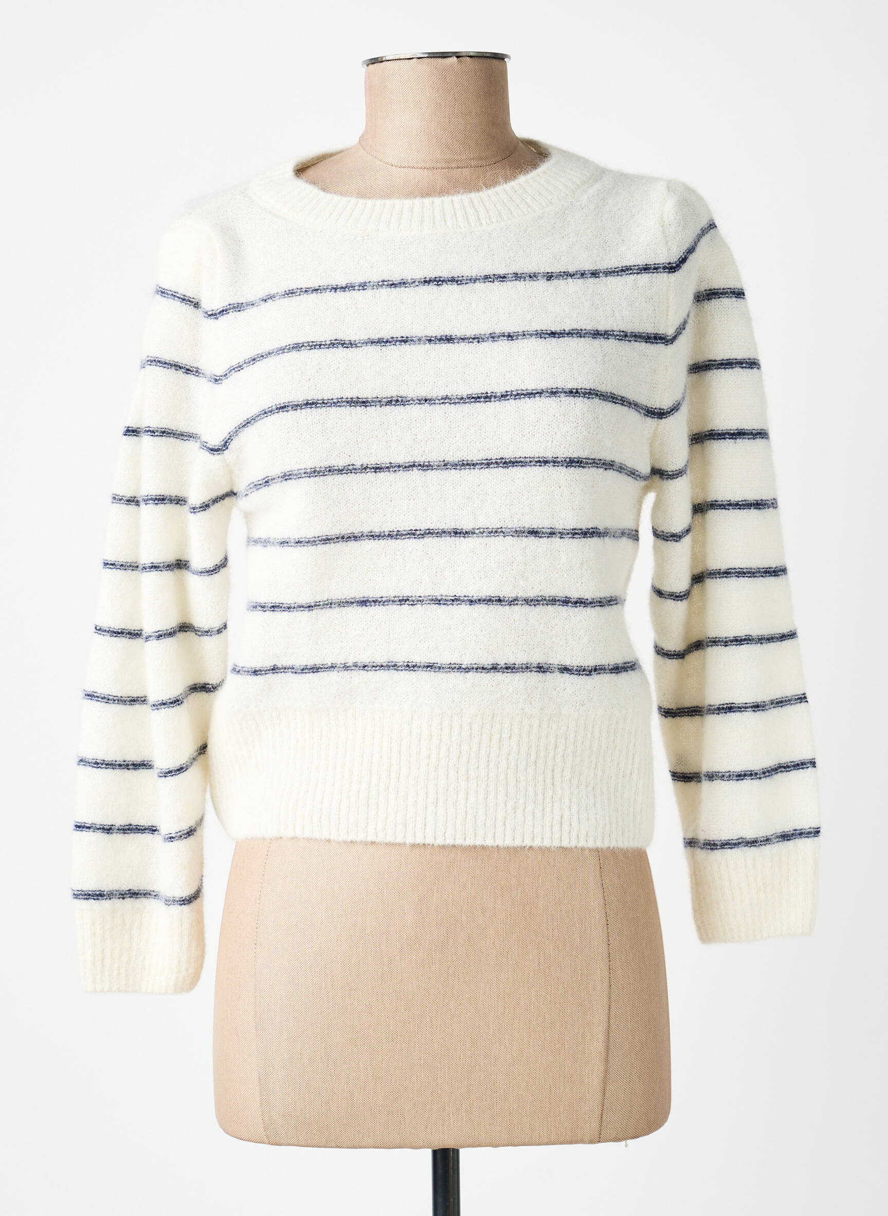 Pull blanc EMILE ET IDA femme