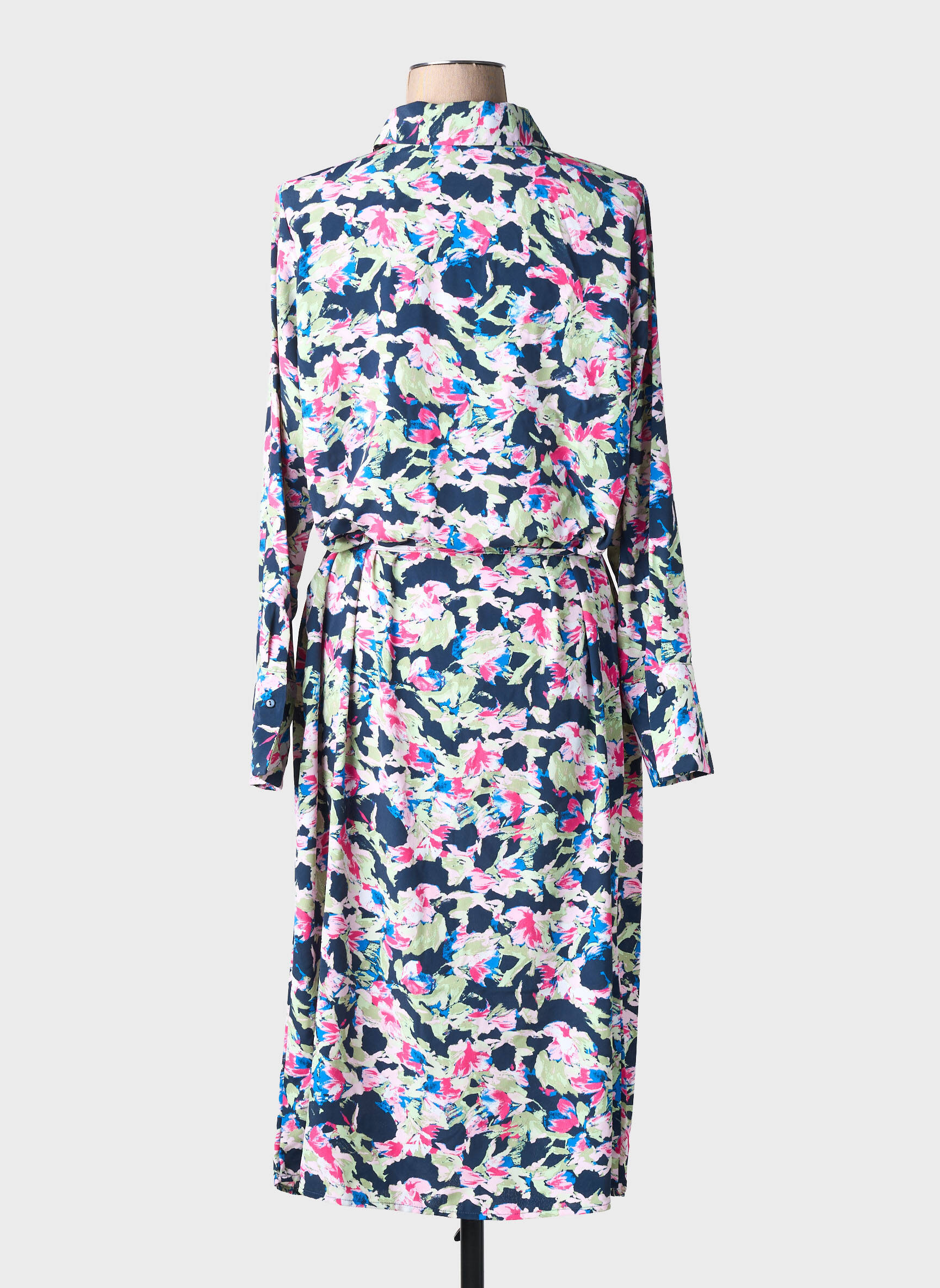 Robe mi-longue bleu VERO MODA femme