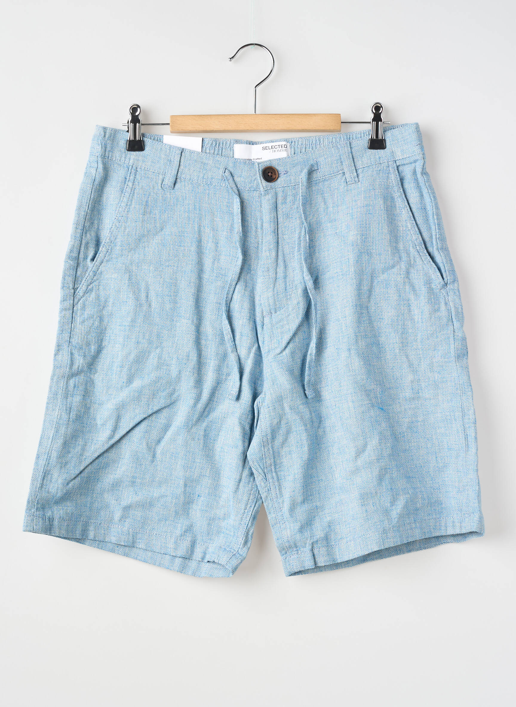 Short bleu SELECTED homme