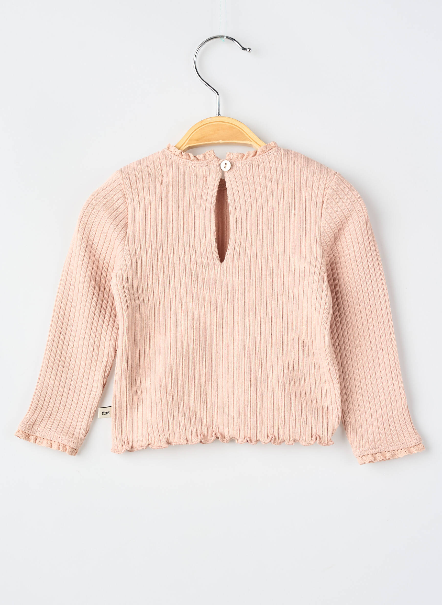 T-shirt rose THE NEW SOCIETY fille