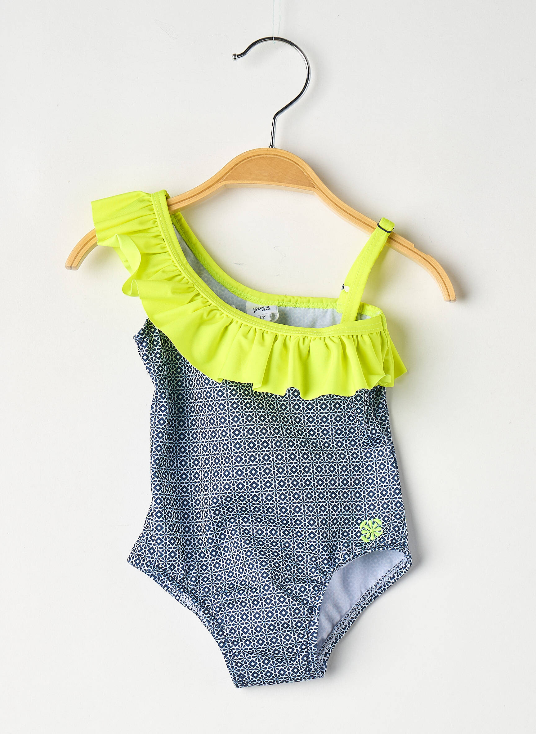 Maillot de bain 1 pièce bleu GILI'S fille