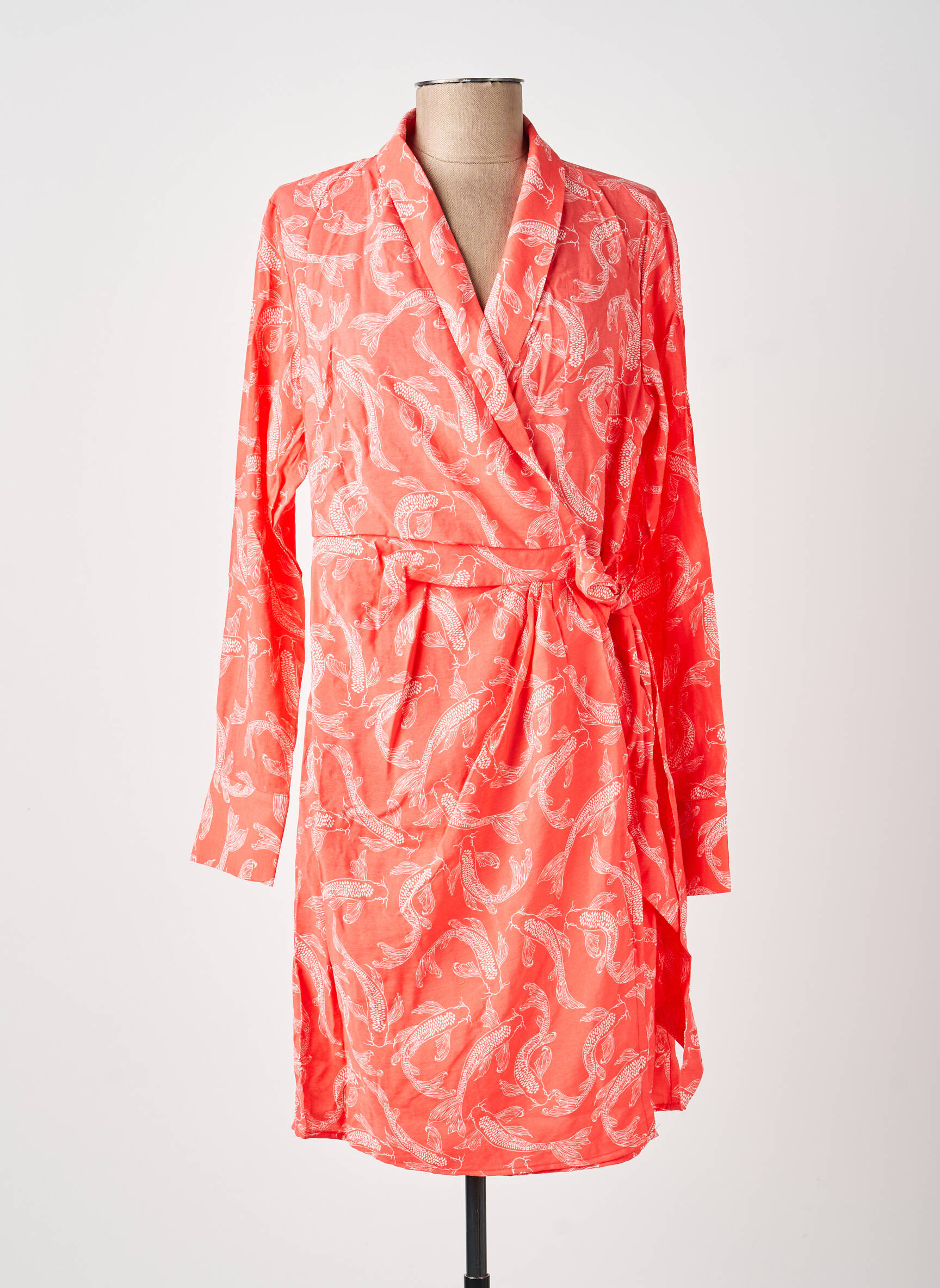 Robe courte orange OBJECT femme