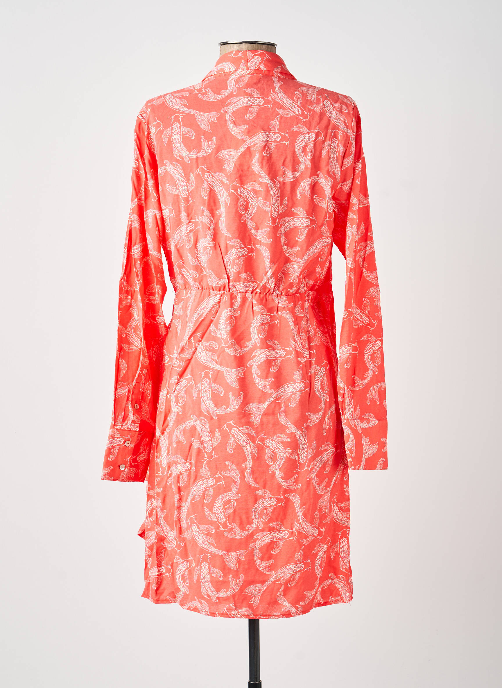 Robe courte orange OBJECT femme