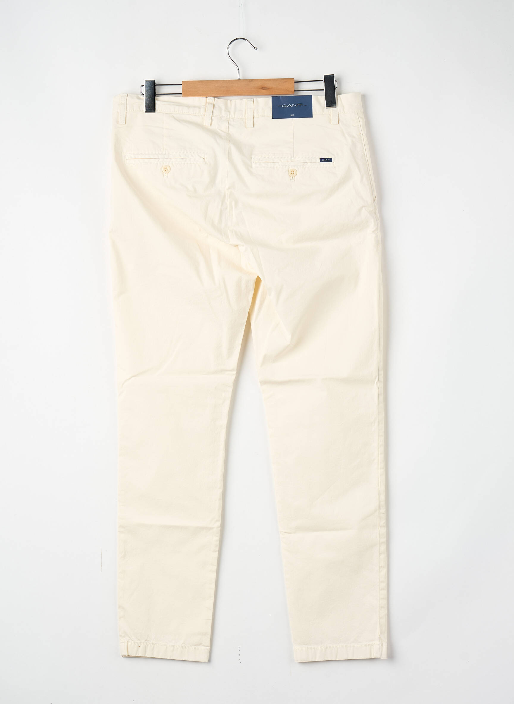Pantalon droit blanc GANT homme