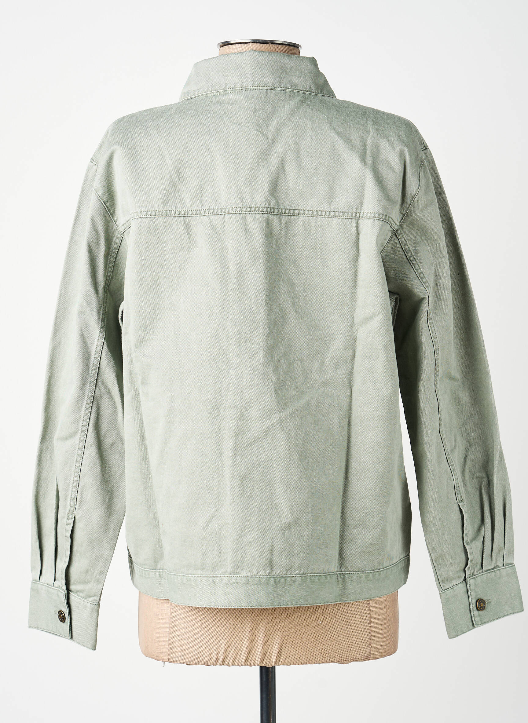 Veste en jean vert BONTON femme