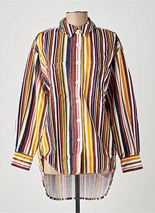 Chemise manches longues marron V.DE.VINSTER femme
