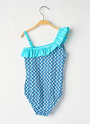 Maillot de bain 1 pièce bleu GILI'S fille