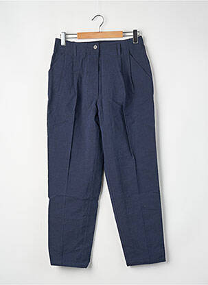 Pantalon droit bleu POMANDERE femme