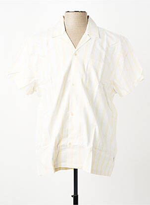 Chemise manches courtes jaune LES DEUX homme