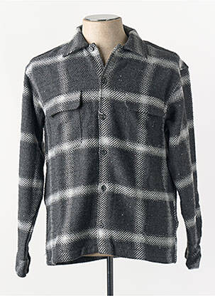 Chemise manches longues gris SAMSOE & SAMSOE homme