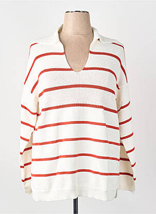 Pull blanc PERSONA BY MARINA RINALDI femme