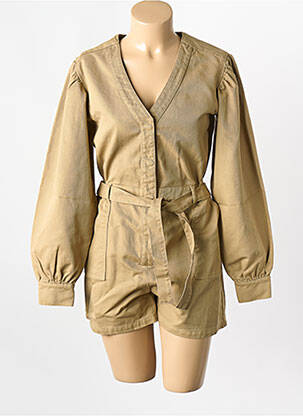 Combishort kaki THE NEW SOCIETY femme