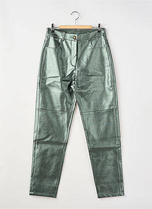 Pantalon droit vert THE LABEL EDITION femme