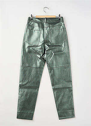 Pantalon droit vert THE LABEL EDITION femme