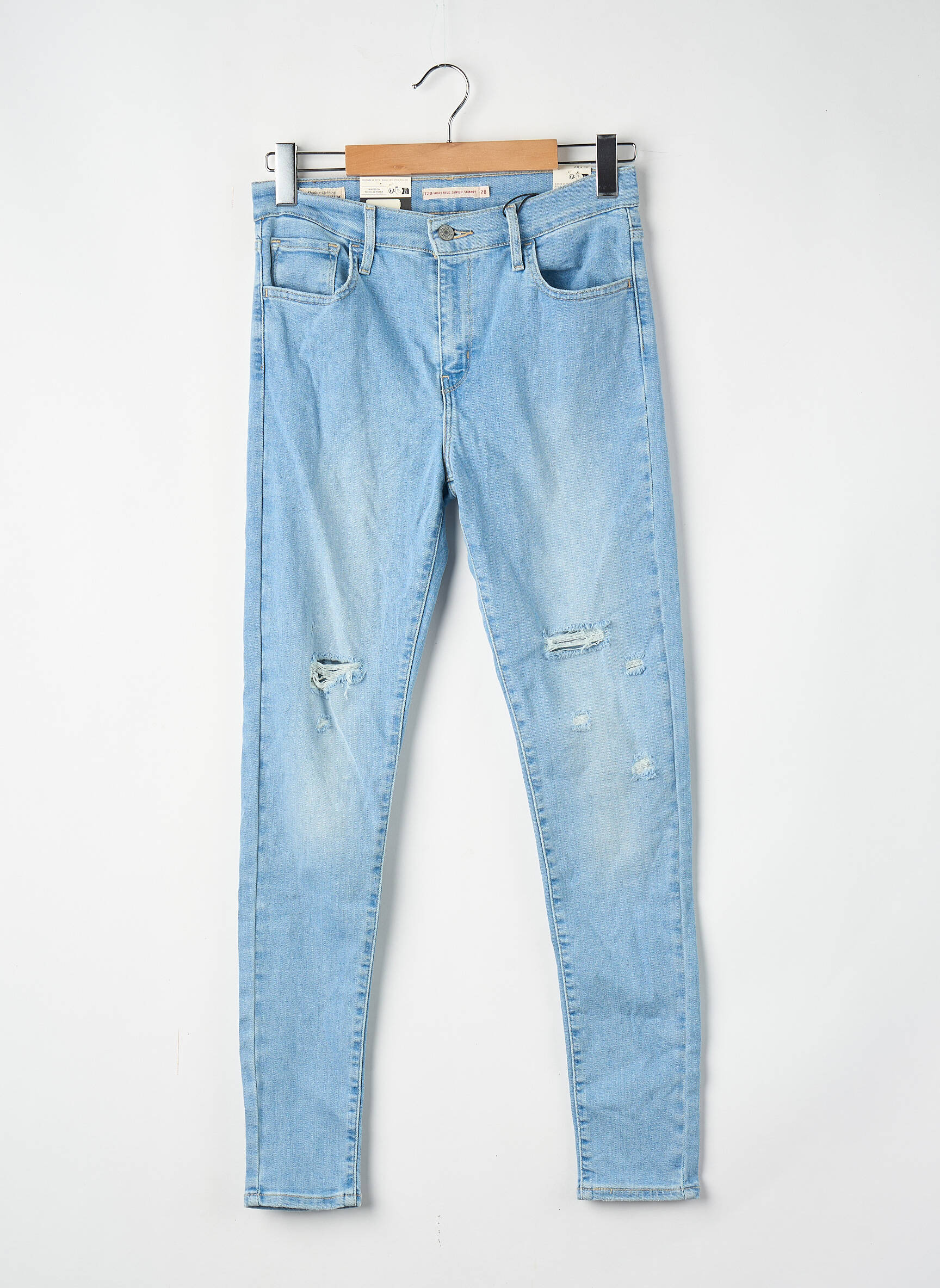 Jeans skinny bleu LEVI'S femme
