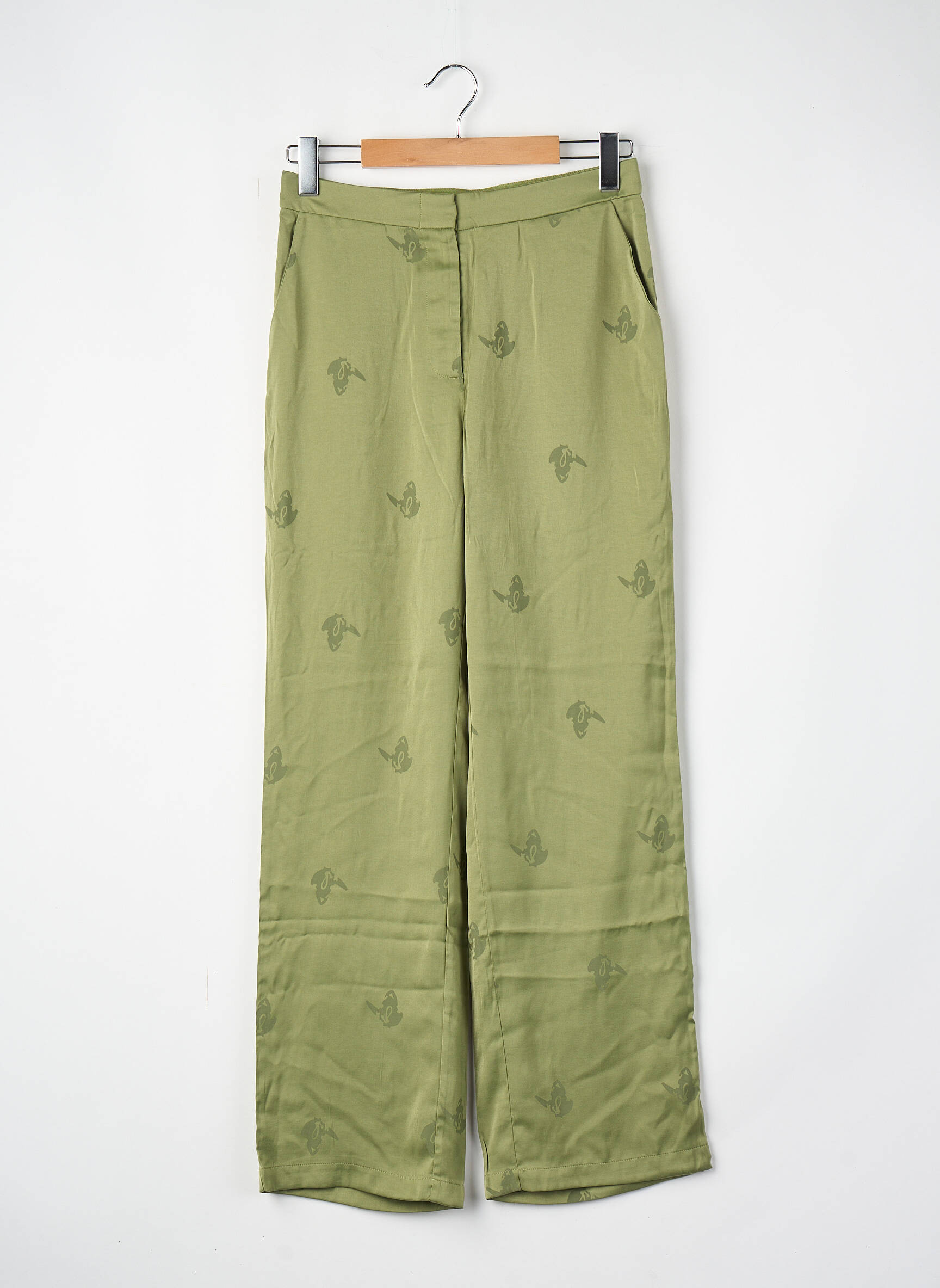 Pantalon droit vert VILA femme
