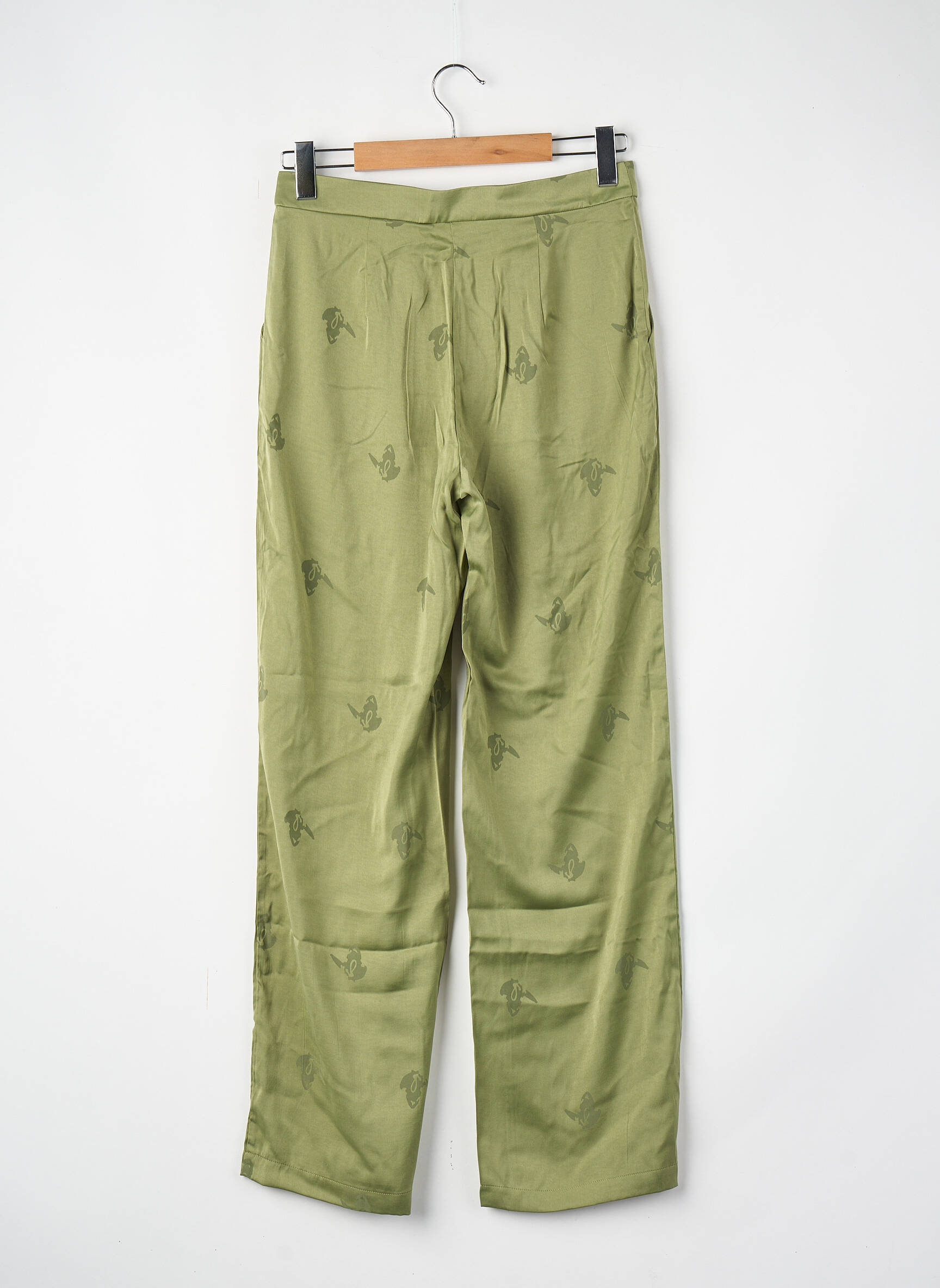 Pantalon droit vert VILA femme