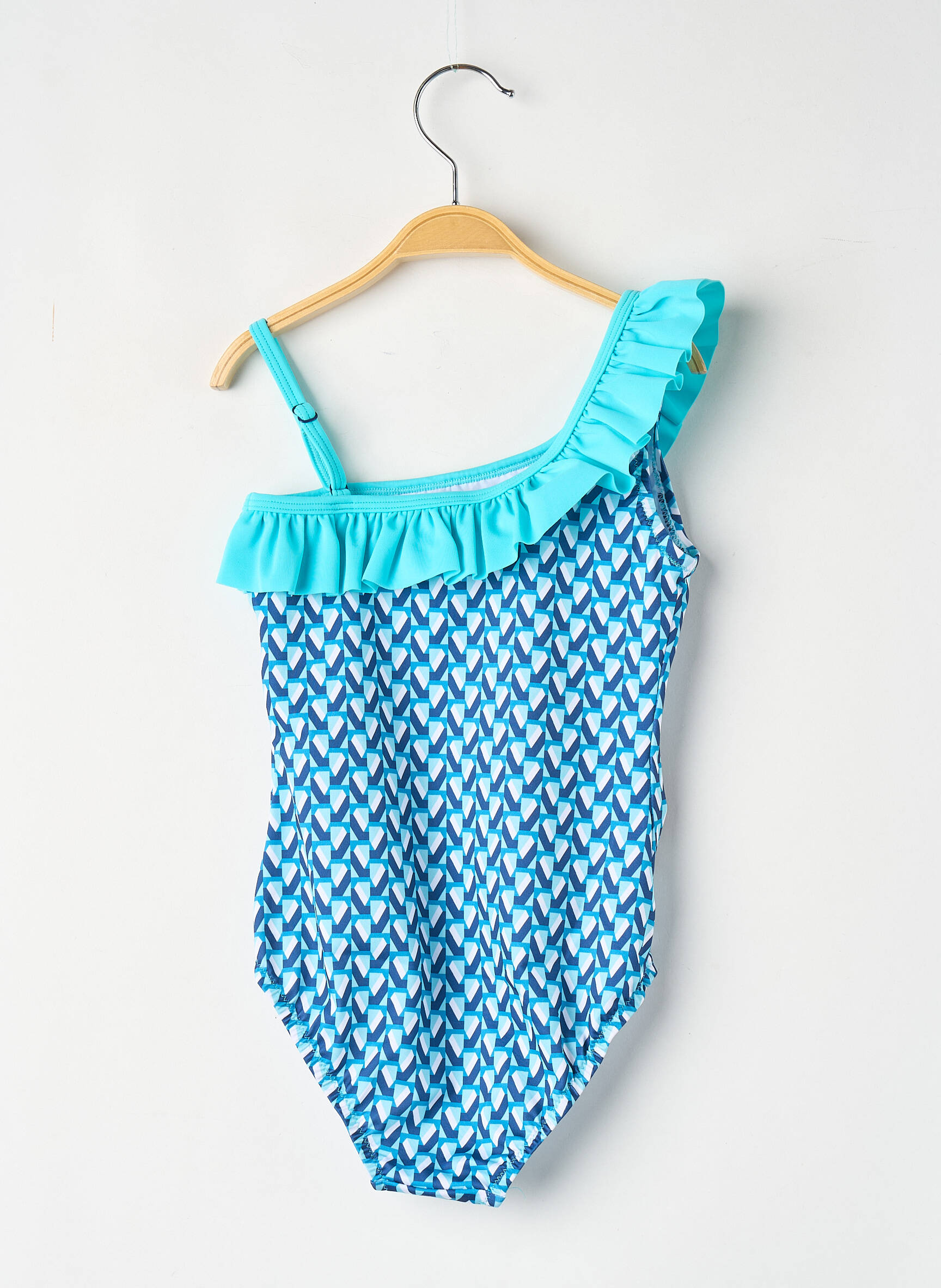 Maillot de bain 1 pièce bleu GILI'S fille