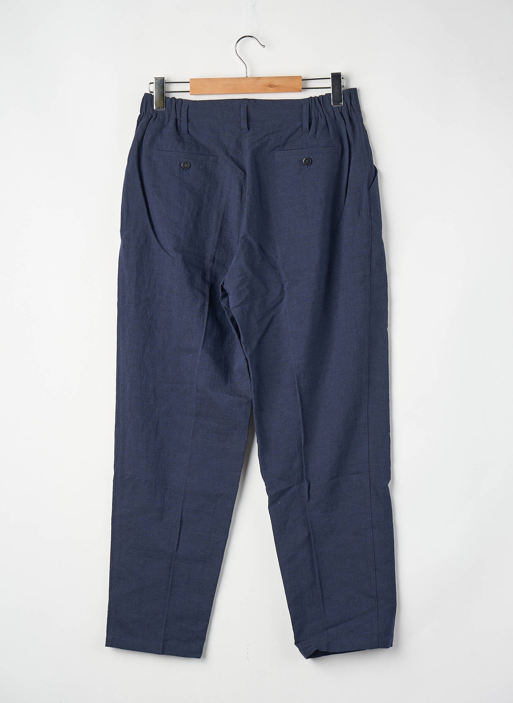 Pantalon droit bleu POMANDERE femme