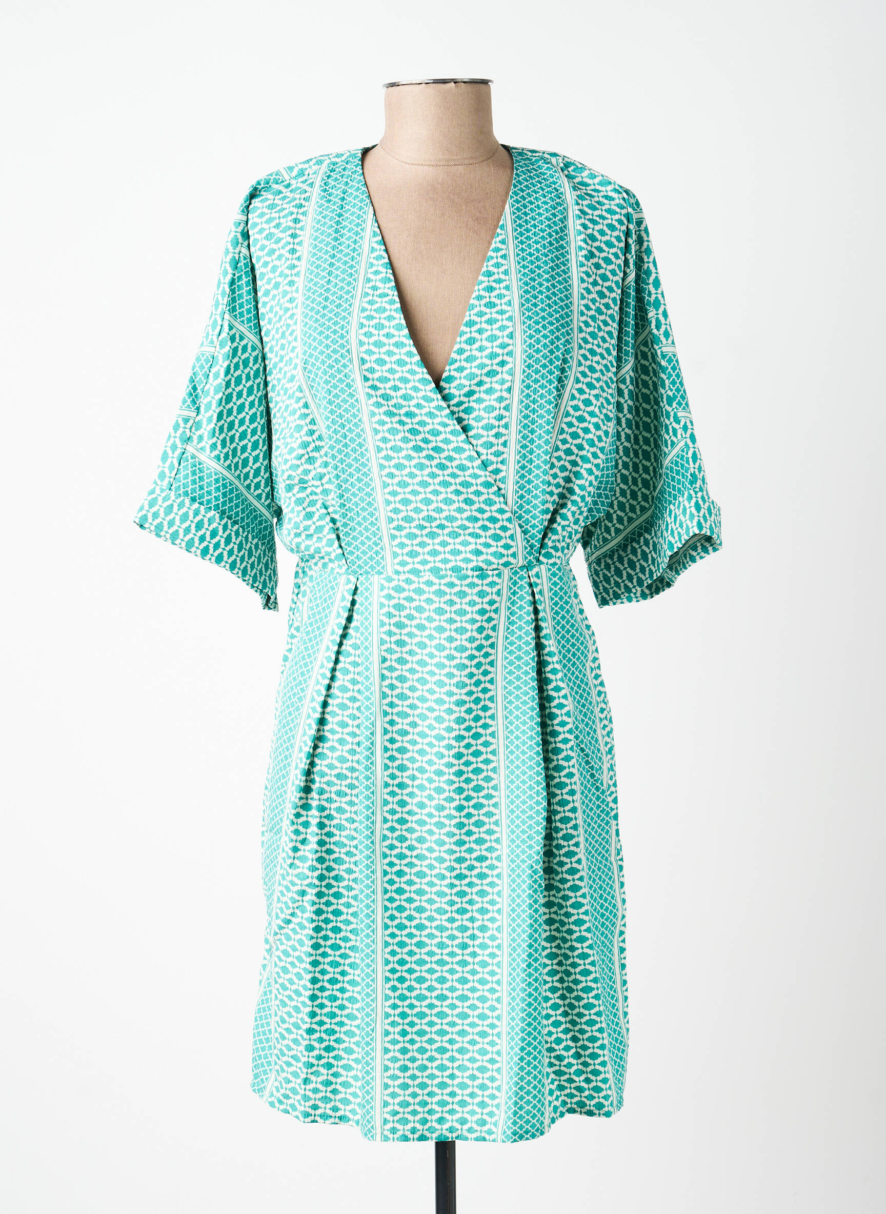 Robe courte vert VILA femme