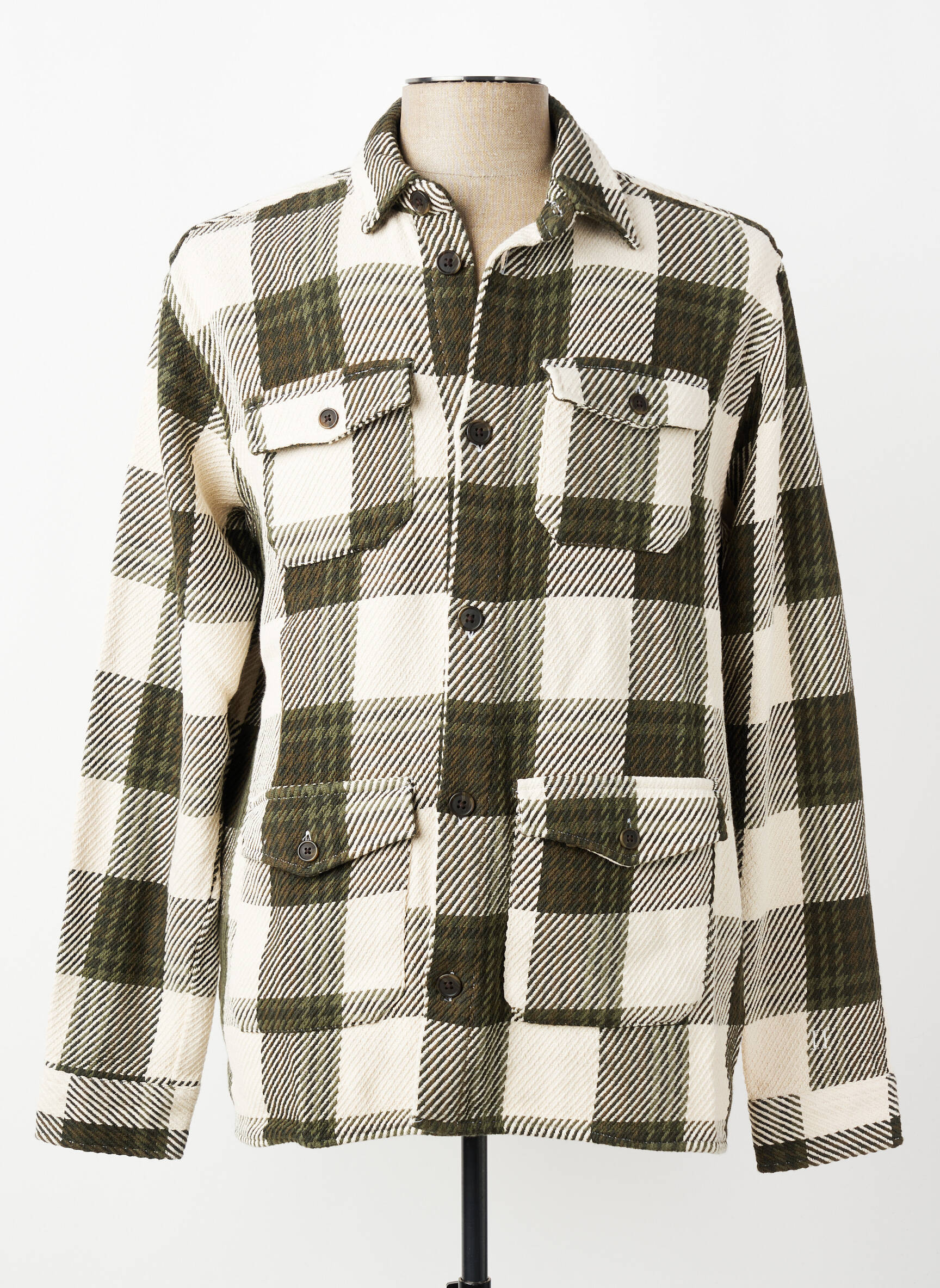 Chemise manches longues vert LES DEUX homme
