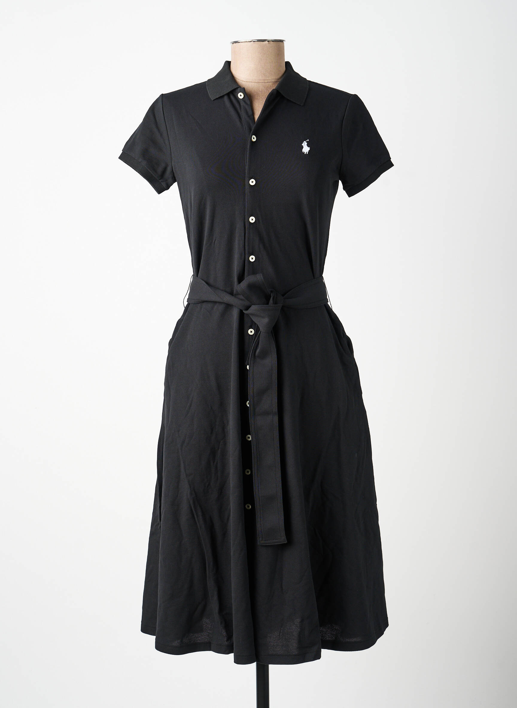 Robe longue noir RALPH LAUREN femme