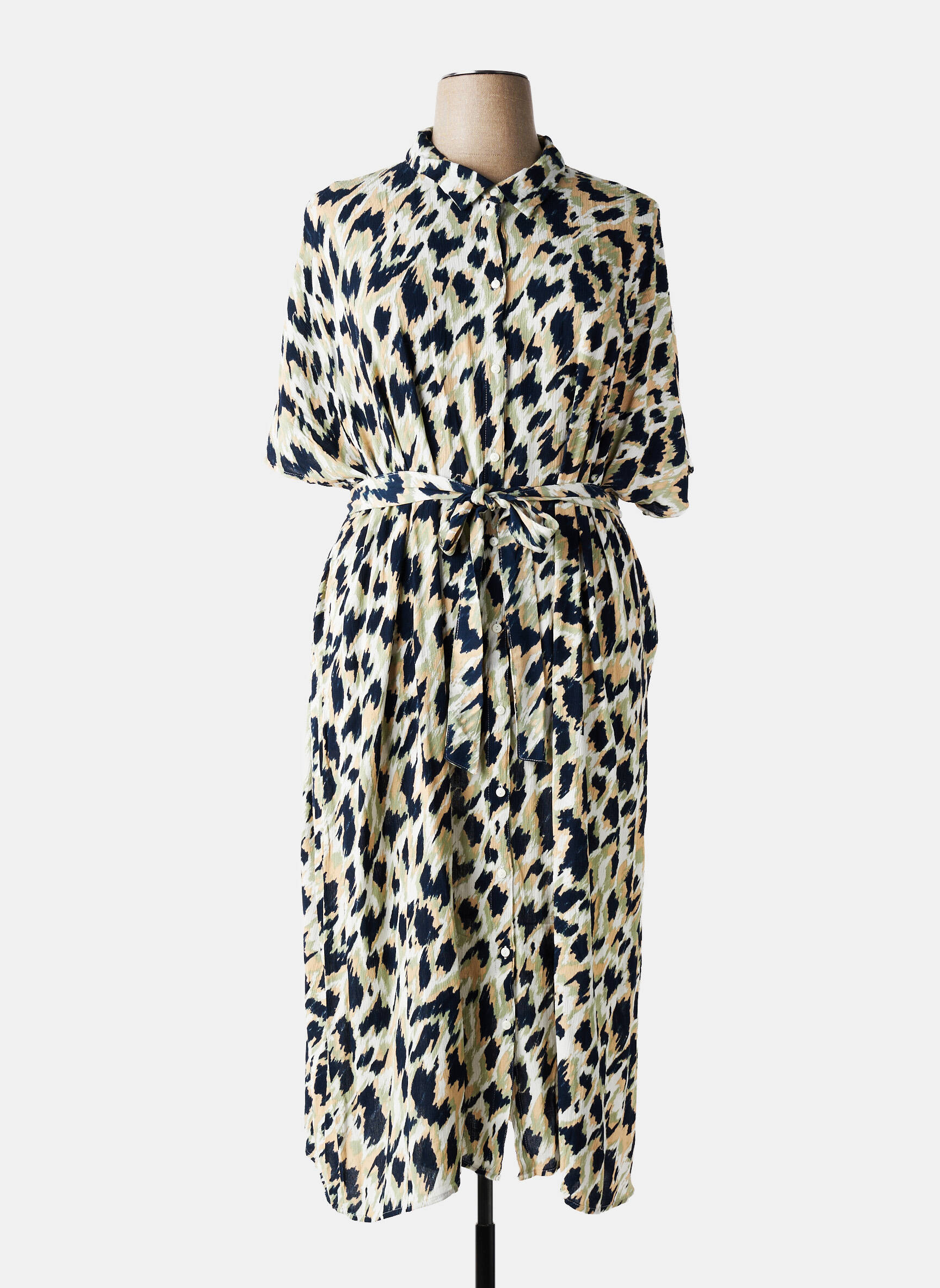 Robe mi-longue vert VERO MODA femme