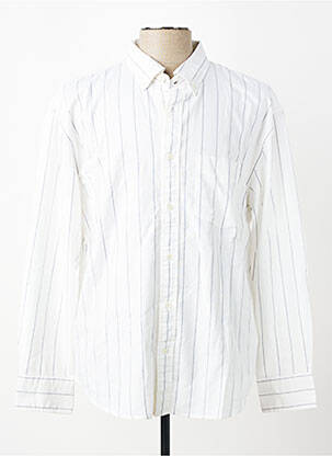 Chemise manches longues beige GANT homme