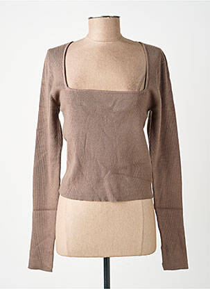 Top marron GINA TRICOT femme