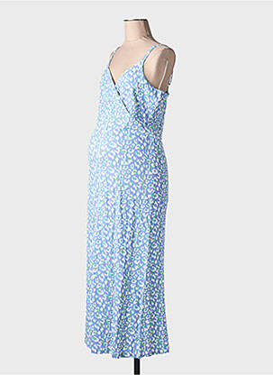 Robe maternité bleu MAMA LICIOUS femme