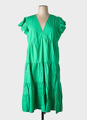 Robe mi-longue vert VERO MODA femme