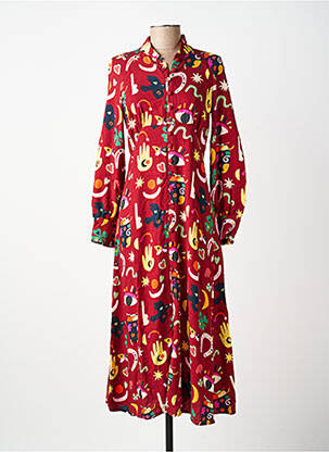 Robe longue rouge SOI PARIS femme