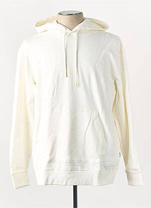 Sweat-shirt blanc SELECTED homme