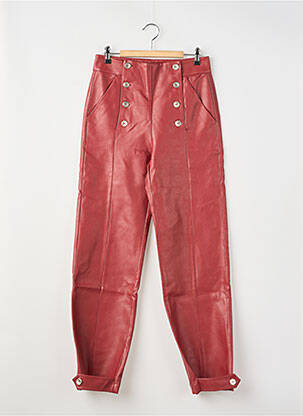 Pantalon large rouge THE LABEL EDITION femme