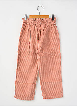 Pantalon droit orange THE NEW SOCIETY fille