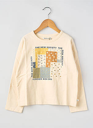 T-shirt beige THE NEW SOCIETY fille