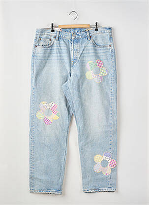 Jeans coupe droite bleu LEVI'S femme