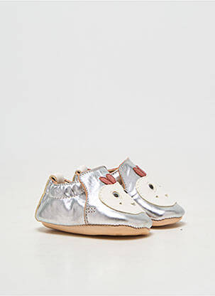 Chaussons/pantoufles argent EASY PEASY fille