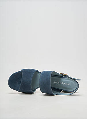 Sandales/nu pieds bleu ANONYMOUS COPENHAGEN femme
