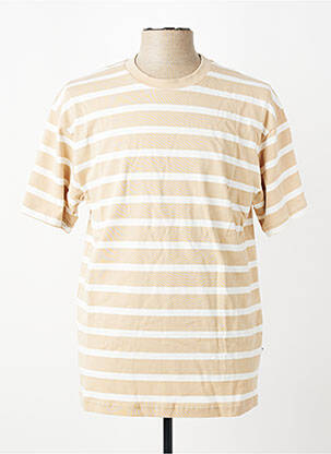 T-shirt beige MINIMUM homme