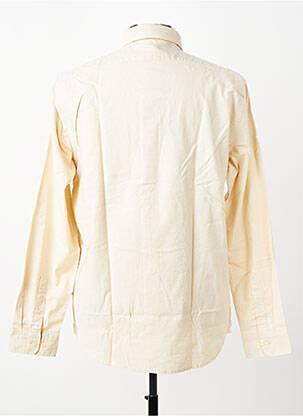 Chemise manches longues beige SELECTED homme